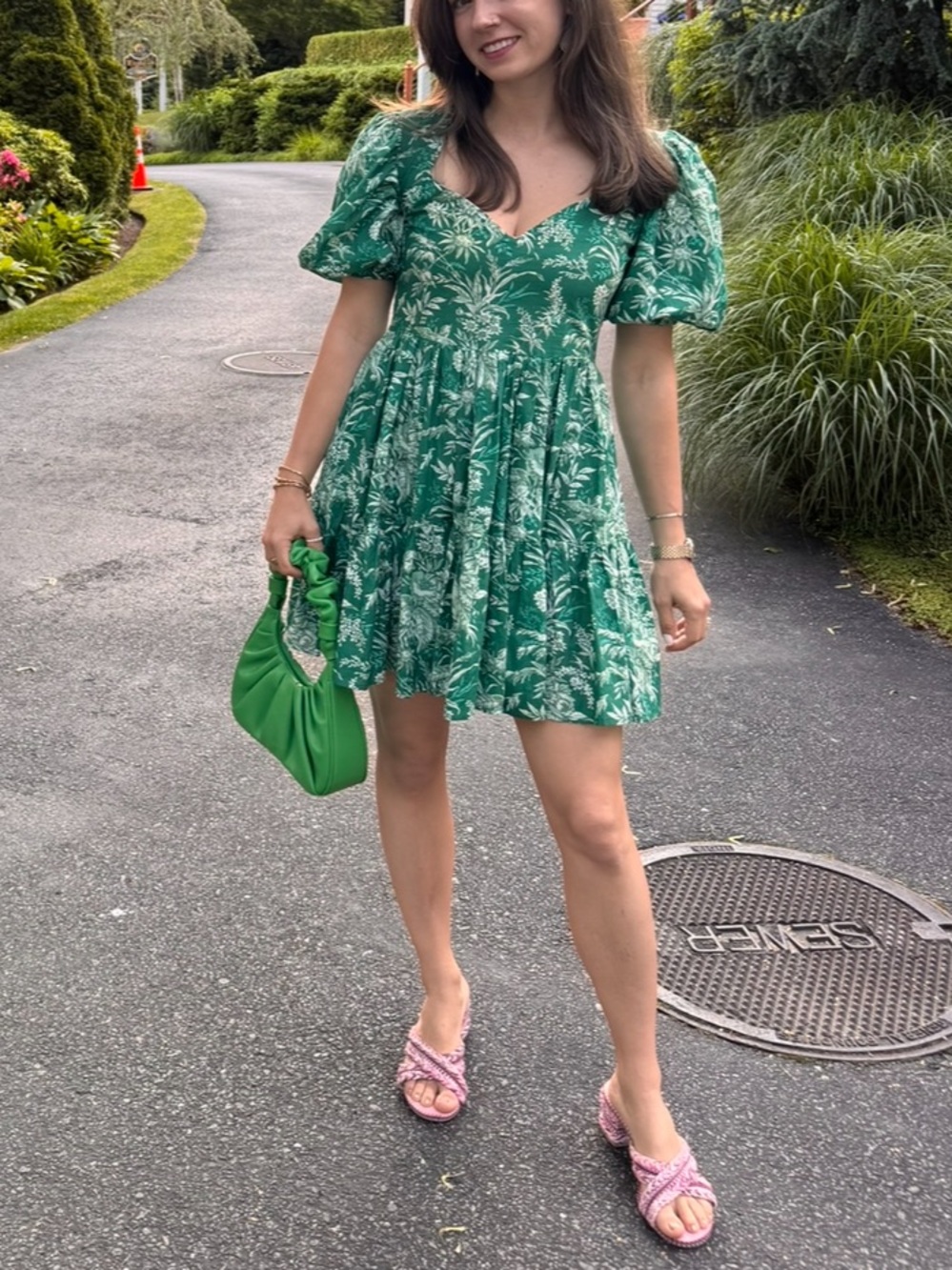 Millie Green Mini Dress Size XS